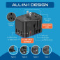 Ceptics 45W Universal Travel Adapter with 3 USB-A, 2 USB-C Ports & Universal Input Charger Ceptics 45W Universal Travel Adapter with 3 USB-A, 2 USB-C Ports & Universal Input Charger