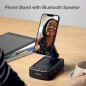 Phone Stand with Bluetooth Speaker BT5.3 – Wireless Speaker & Holder for iPhone/Android, Perfect Gift for Men & Dad