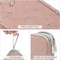 FYY Organisateur Électronique Rose Matelassé, Pochette Voyage Tech, Rangement Câbles Compact FYY Organisateur Électronique Rose Matelassé, Pochette Voyage Tech, Rangement Câbles Compact