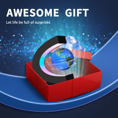 Magnetic Floating Globe with LED Lights – Cool Tech Gift for Desk Decor