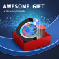 Globe Magnétique Flottant LED, Lampe Globe Terre Bureau Cadeau Tech Homme Fille Ados