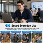 Lunettes Intelligentes AI avec Caméra 4K, Traduction Instantanée et Assistant AI Lunettes Intelligentes AI avec Caméra 4K, Traduction Instantanée et Assistant AI