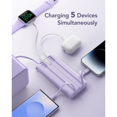 Chargeur Portable VRURC 10000mAh avec 4 Câbles Intégrés Safe Flight