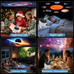 Projecteur Galaxy FlyLily 13-en-1 - Lumière Nuit Etoilée