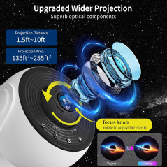 Projecteur Galaxy FlyLily 13-en-1 - Lumière Nuit Etoilée