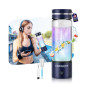 4.0 Upgrade 4000PPB Hydrogen Water Bottle Generator with SPE PEM Tech, Double Hydrogen, Borosilicate Glass - Blue 4.0 Upgrade 4000PPB Hydrogen Water Bottle Generator with SPE PEM Tech, Double Hydrogen, Borosilicate Glass - Blue