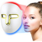 Masque LED Thérapie Lumière Rouge Bleu et Infra, Anti-Âge et Réparation des Imperfections HSA FSA Masque LED Thérapie Lumière Rouge Bleu et Infra, Anti-Âge et Réparation des Imperfections HSA FSA
