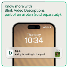 Blink Outdoor 4 : Caméra Sécurité Sans Fil, 2 Ans d'Autonomie