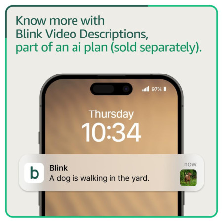 Blink Outdoor 4 Wireless Security Camera | 2-Year Battery, Two-Way Talk