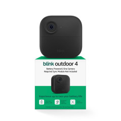 Blink Outdoor 4 Wireless Smart Security Camera with 2-Year Battery, Two-Way Talk – Sync Module Not Included