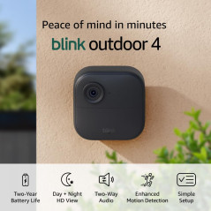 Blink Outdoor 4 Wireless Security Camera | 2-Year Battery, Two-Way Talk