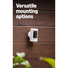 Caméra Ring Outdoor HD, Vision Nuit Couleur, Alexa, Blanc