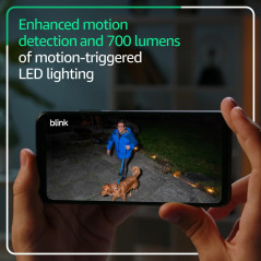 Blink Outdoor 4 Floodlight Camera – Wireless, 700 Lumens, 2-Year Battery