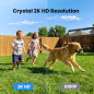 GALAYOU R6 1-Pack Outdoor Wireless Solar Security Camera with 2.4G WiFi for Home Surveillance
