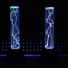 Tube Plasma 12 Transparent avec Lumière Sensorielle et Musique