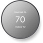 Google Nest Thermostat Charcoal – Smart Programmable WiFi Thermostat for Home Temperature Control