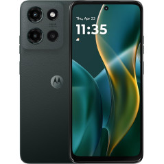 Motorola Moto G 2025 Unlocked, 128GB Storage, 4GB RAM, Forest Gray (Renewed)