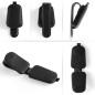 SINGARO Porte-Lunettes de Soleil Magnétique 2PCS pour Voiture, Clip Porte-Cartes en Cuir Noir SINGARO Porte-Lunettes de Soleil Magnétique 2PCS pour Voiture, Clip Porte-Cartes en Cuir Noir