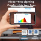 Quntis Monitor Light Bar Pro White - Eye-Care USB Lamp, No Glare, Stepless & Auto Dimming, Dual Control