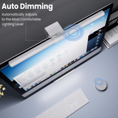 Quntis Monitor Light Bar Pro Blanc - Lampe USB Anti-Reflets