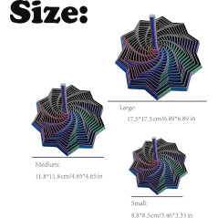 Étoile Fidget 3D Imprimée Colorée avec Poignées 2025