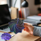 Étoile Fidget 3D Imprimée, Hexagone Fractal Coloré Spirale Tournante avec Poignées, Modèle 2025 (F Petit) Étoile Fidget 3D Imprimée, Hexagone Fractal Coloré Spirale Tournante avec Poignées, Modèle 2025 (F Petit)