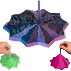 Étoile Fidget 3D Imprimée Colorée avec Poignées 2025