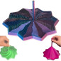 Étoile Fidget 3D Imprimée, Hexagone Fractal Coloré Spirale Tournante avec Poignées, Modèle 2025 (F Petit) Étoile Fidget 3D Imprimée, Hexagone Fractal Coloré Spirale Tournante avec Poignées, Modèle 2025 (F Petit)