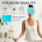 Migraine Relief Cap - Gel Ice Head Wrap for Hot & Cold Therapy, Sinus, Puffy Eyes, Tension & Stress (Blue) Migraine Relief Cap - Gel Ice Head Wrap for Hot & Cold Therapy, Sinus, Puffy Eyes, Tension & Stress (Blue)