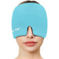 Casque Soulagement Migraine, Gel Glace Chaud/Froid, Masque Yeux Anti-Stress Sinus Bleu Casque Soulagement Migraine, Gel Glace Chaud/Froid, Masque Yeux Anti-Stress Sinus Bleu