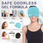 Casque Soulagement Migraine, Gel Glace Chaud/Froid, Masque Yeux Anti-Stress Sinus Bleu Casque Soulagement Migraine, Gel Glace Chaud/Froid, Masque Yeux Anti-Stress Sinus Bleu