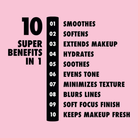 NYX PROFESSIONAL MAKEUP Marshmallow Primer Lissant Vegan, 10-en-1 Bienfaits pour la Peau