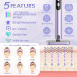 Bâton de luminothérapie 7 en 1, massage visage et yeux, lumière rouge & bleue pour rajeunissement peau Bâton de luminothérapie 7 en 1, massage visage et yeux, lumière rouge & bleue pour rajeunissement peau