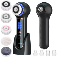 Umickoo Brosse Visage Rotative Rechargeable avec Mode Élimination Points Noirs
