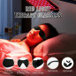 Red Light Therapy Glasses for Eye Protection, IPL Laser Cosmetology Goggles 600-900nm with Case (Black) Red Light Therapy Glasses for Eye Protection, IPL Laser Cosmetology Goggles 600-900nm with Case (Black)