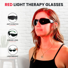 Mito Red Light Therapy Glasses - Protective Goggles for 600-900nm Light