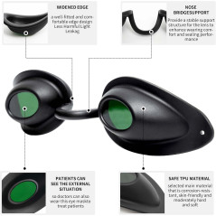 Lunettes Flexibles Lumière Rouge & IPL, Protection UV Avancée