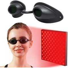 Flexible Red Light Therapy & IPL Goggles – UV/Tanning Protection, Adjustable Strap