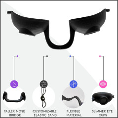 Super Sunnies UV Tanning Bed Goggles with Strap – Flexible & Comfortable