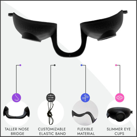 Super Sunnies UV Tanning Bed Goggles with Strap – Flexible & Comfortable