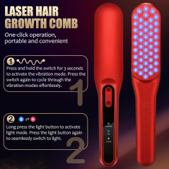 Laser Hair Growth Comb with Red Light Therapy for Men & Women – 1pc
