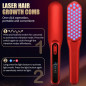 Laser Hair Growth Comb with Red Light Therapy for Men & Women, 1pc Red Laser Hair Growth Comb with Red Light Therapy for Men & Women, 1pc Red