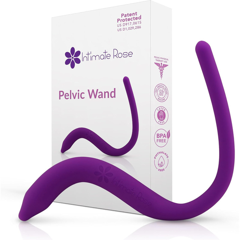 Massageur Pelvien Intime Rose Sans Vibration - Renforcez vos Muscles