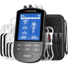 Comfytemp 4-Output FSA TENS Unit Muscle Stimulator for Full Body Relief