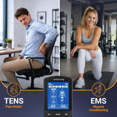 Comfytemp 4-Output FSA TENS Unit Muscle Stimulator for Full Body Relief