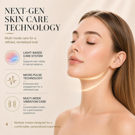 Electric Double Chin & V-Face Device - 6 Modes, 12 Intensity Levels