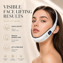 Electric Double Chin & V-Face Device - 6 Modes, 12 Intensity Levels
