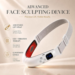 Electric Double Chin & V-Face Device - 6 Modes, 12 Intensity Levels