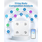 RENPHO Smart Scale Elis 1, Bluetooth Body Fat & BMI Monitor, 13 Metrics, White