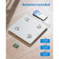 RENPHO Balance Intelligente Bluetooth Blanc, 13 Mesures Corporelles (IMC, Graisse, etc.) Elis 1 RENPHO Balance Intelligente Bluetooth Blanc, 13 Mesures Corporelles (IMC, Graisse, etc.) Elis 1